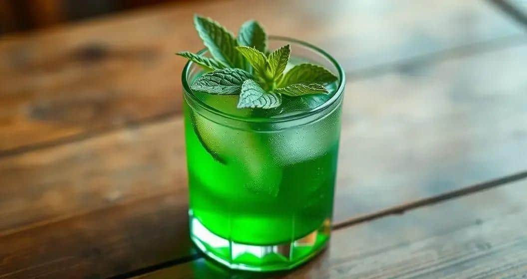 Green Drink with Liqueur: A Delicious Green Apple Beverage – A Must-Try!