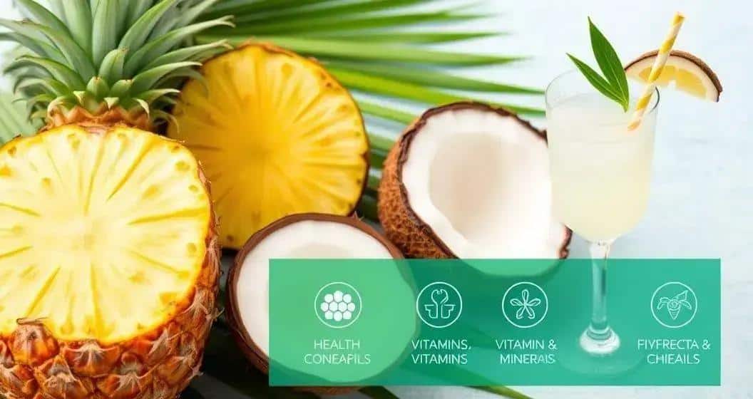 Health Benefits of Pineapple and Coconut in Cocktails