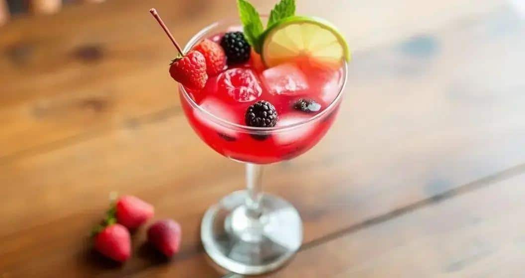 How to Make Red Berry Caipirinha?
