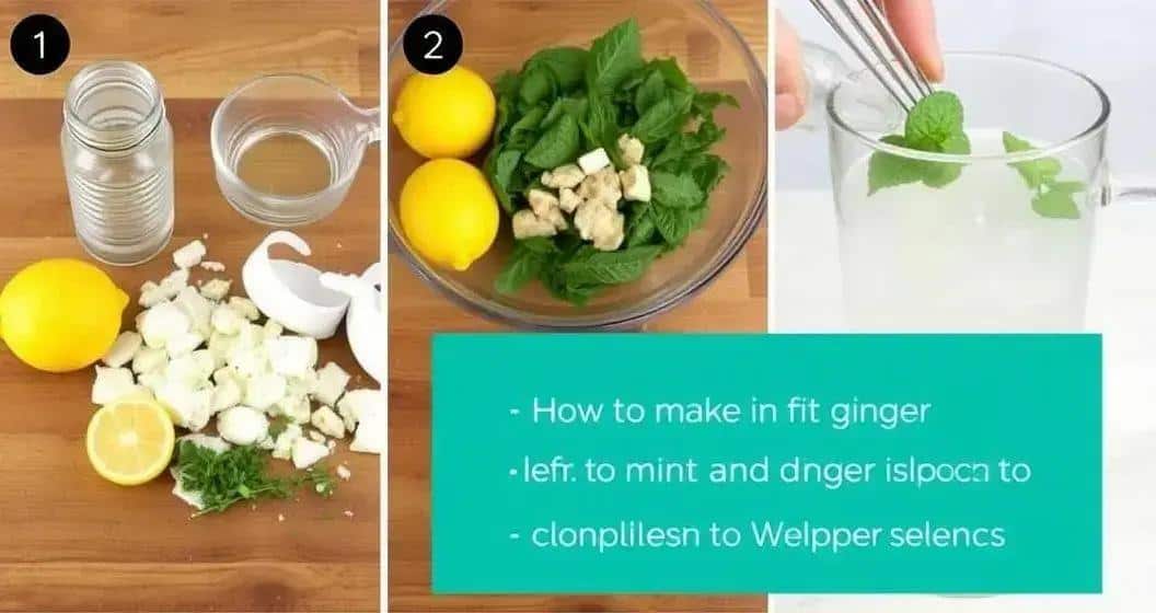 How to Prepare Lemon Soda with Mint and Ginger