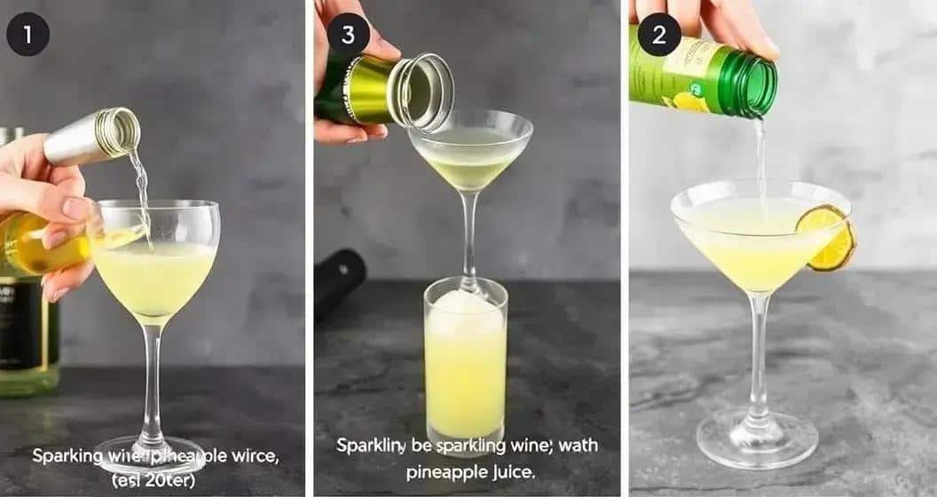 How to Prepare the Perfect Martini with Sparkling Wine and Pineapple Juice