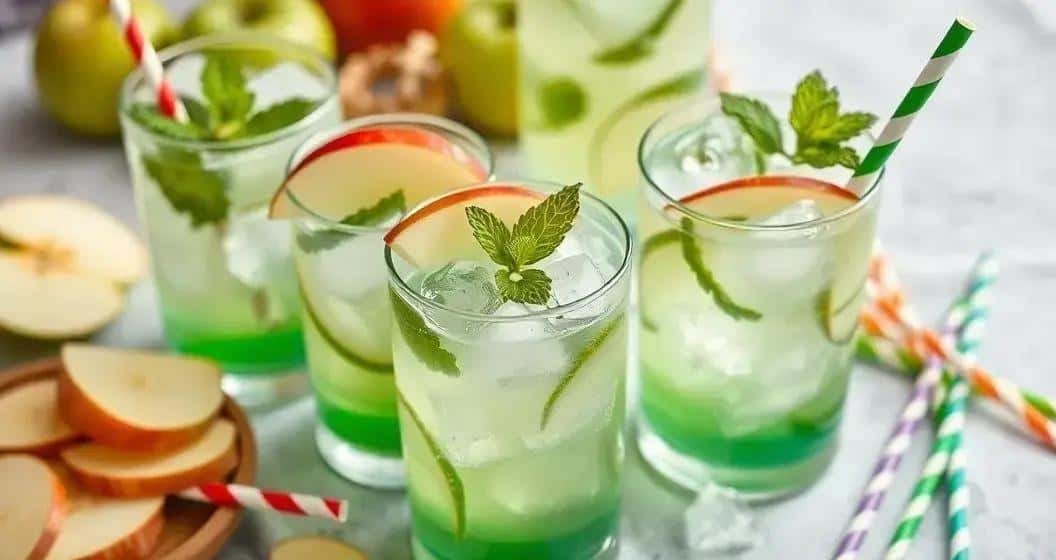 How to Serve Ice with Green Apple Soda How to Serve Ice with Green Apple Soda