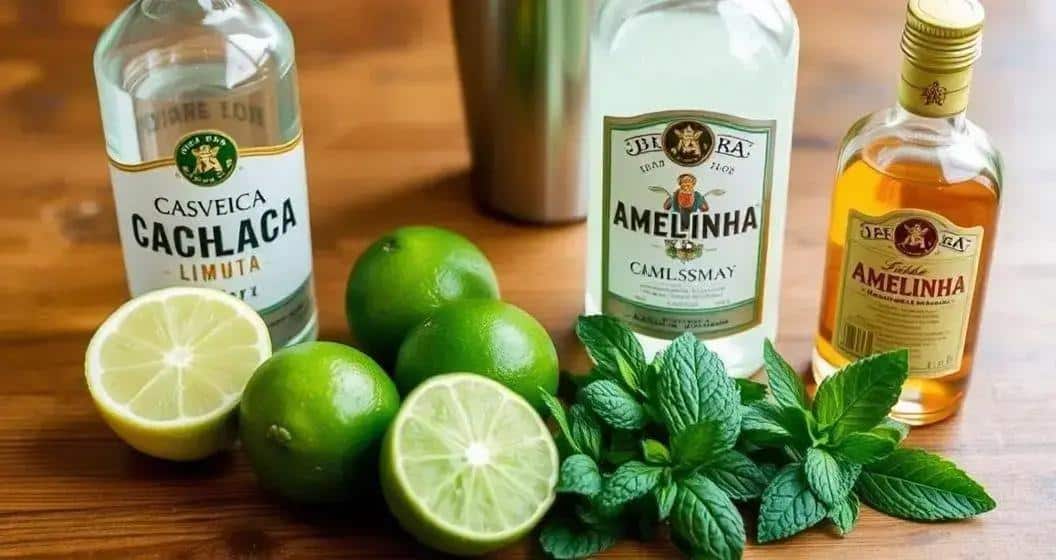 Ingredients for Amelinha Caipiríssima
