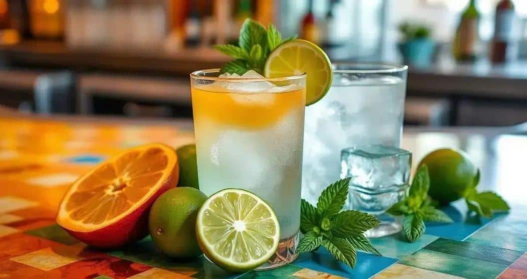 Ingredients for Cajá Caipiríssima