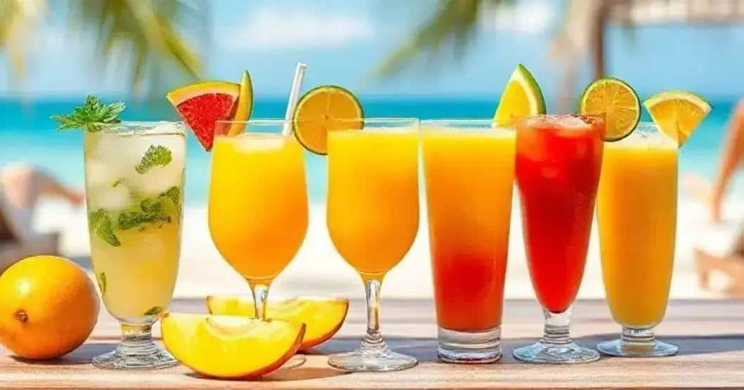 Mango Variations in Tropical Drinks