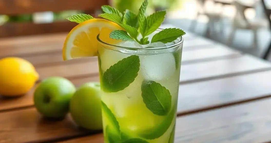 Mojito with Green Apple Soda and Lemon Zest: A Refreshing Twist on the Classic