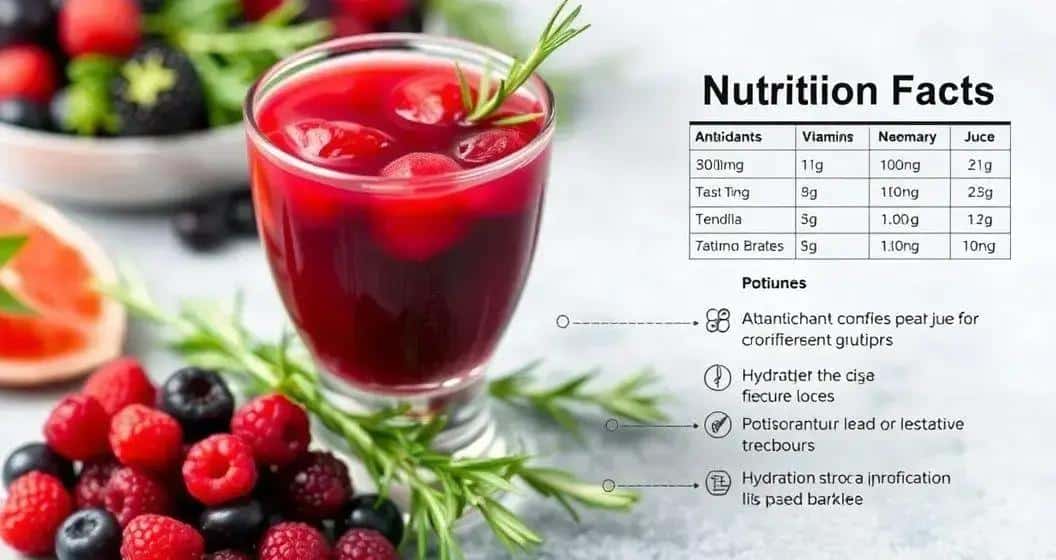 Nutrition Benefits of Red Berry Juice with Rosemary Nutrition Benefits of Red Berry Juice with Rosemary