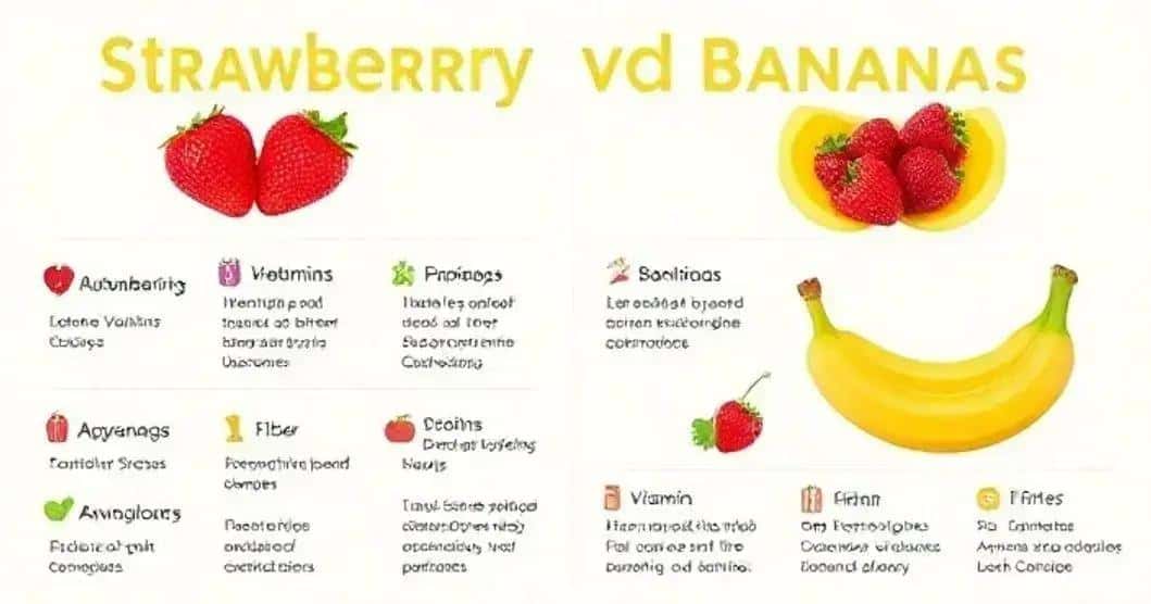 Nutritional Benefits of Strawberries and Bananas