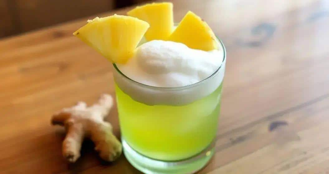 Pisco with Pineapple Foam and Ginger: An Exotic Drink Experience