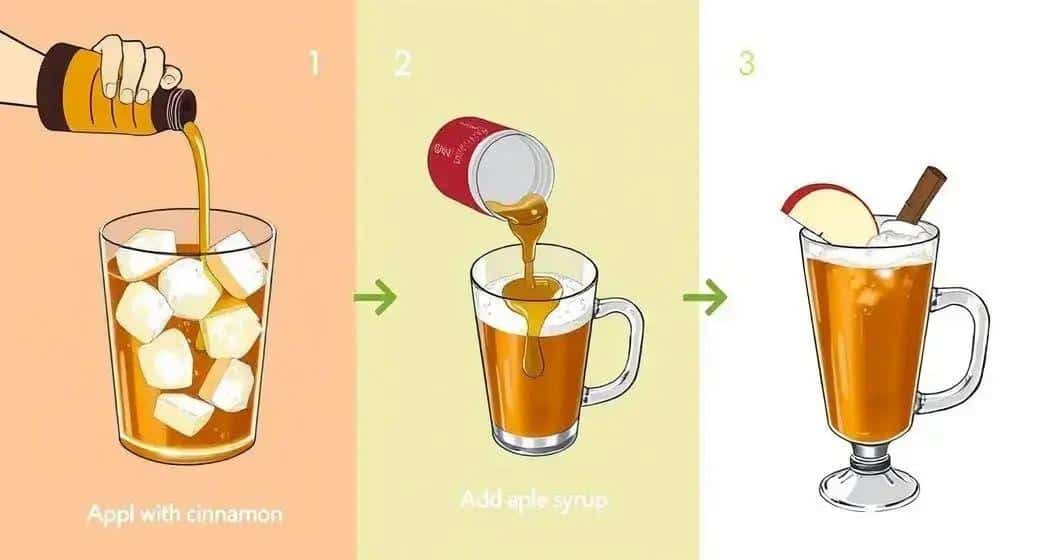 Preparation Method for Beer with Apple Syrup and Cinnamon