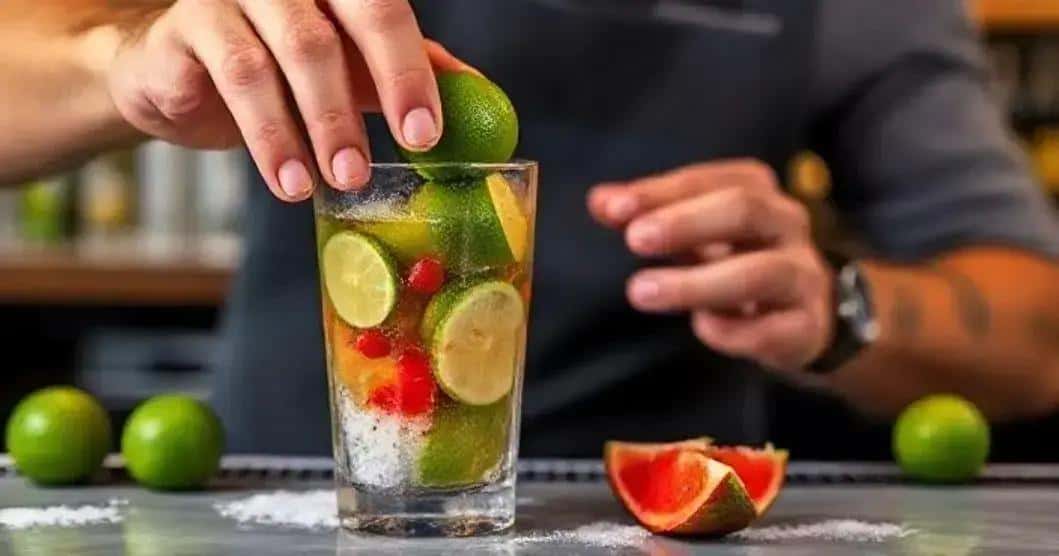 Preparation Method for Fruit Caipiroska