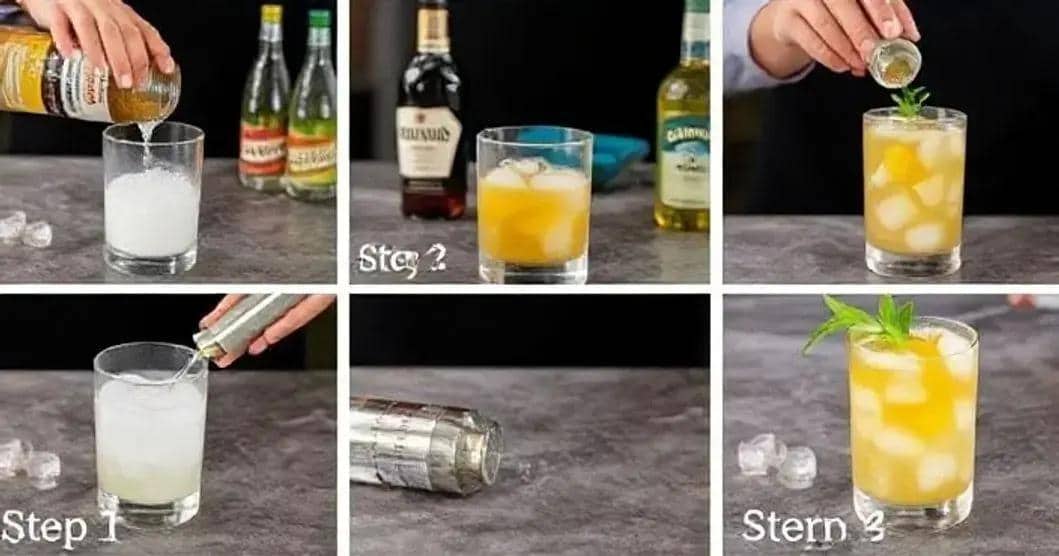 Preparation Method for Long Island Iced Tea