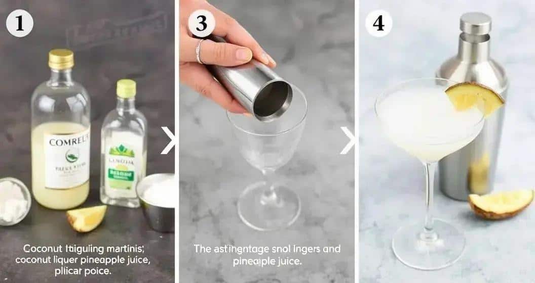 Preparation Method for Our Tropical Martini