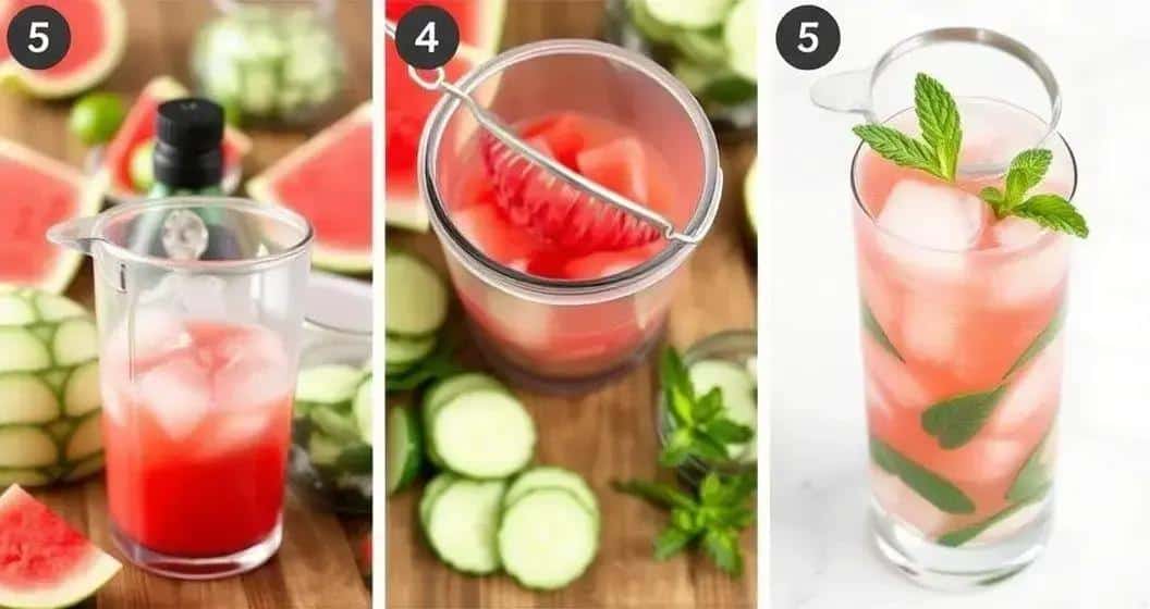 Preparation Method for Watermelon Cocktails