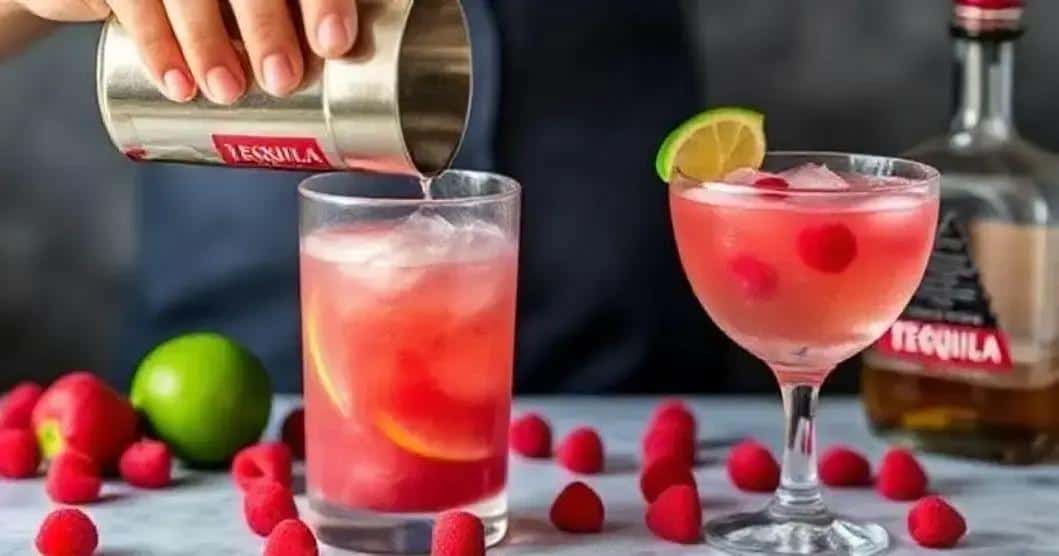 Preparation Method of Raspberry Margarita