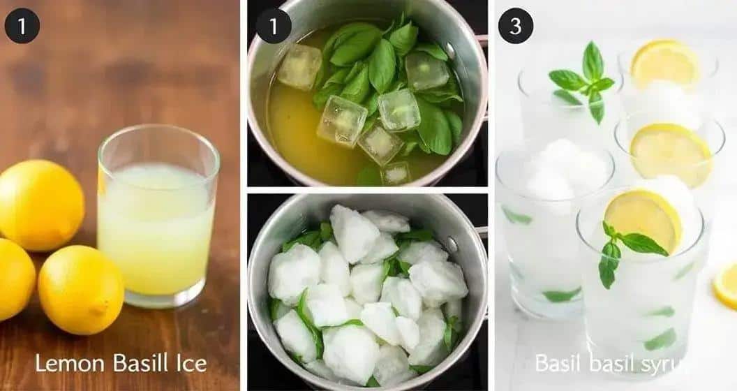 Preparation Method: Refreshing Lemon Basil Ice Preparation Method: Refreshing Lemon Basil Ice
