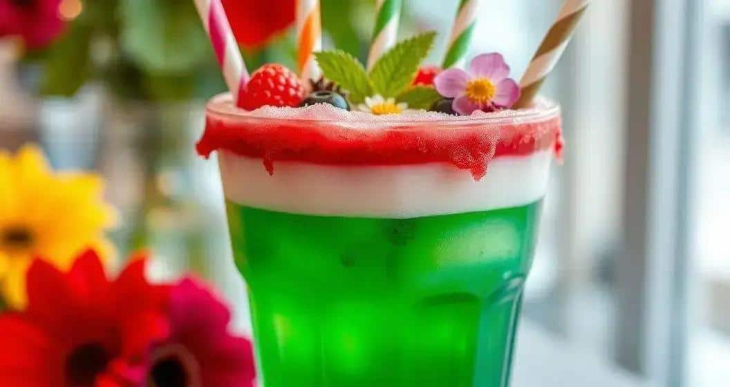 Recipe Curiosities about Green Drink with Lemon Soda