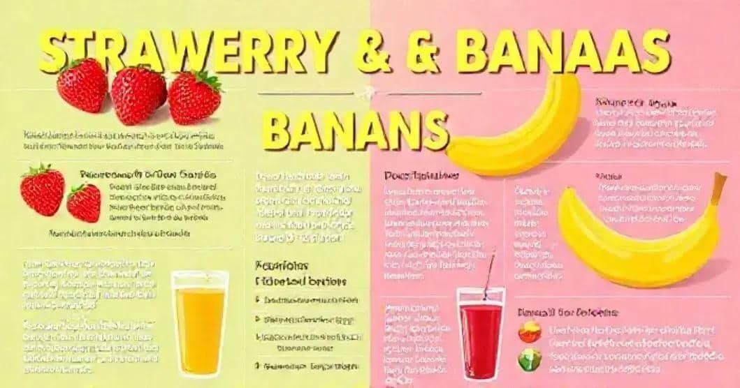 Recipe Curiosities About Strawberry and Banana Combination