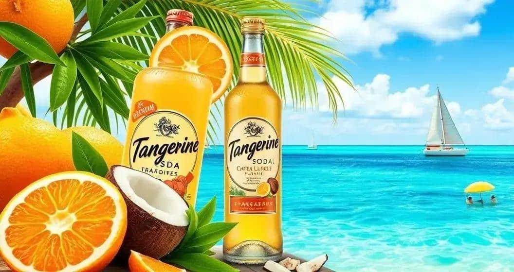 Recipe Curiosities about Tangerine Soda and Coconut Liqueur