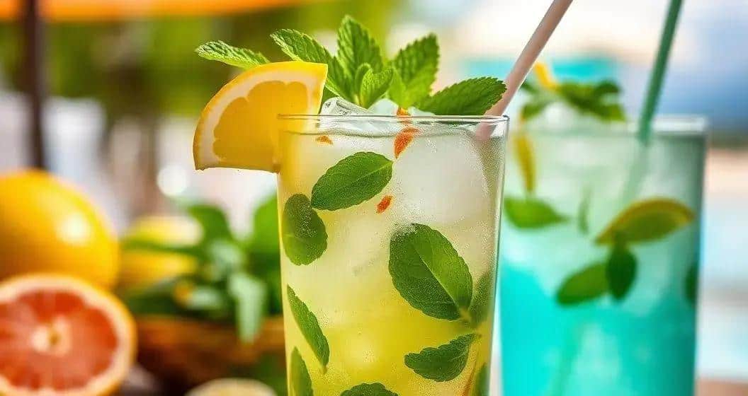 Recipe Curiosities of Mojito with Green Apple