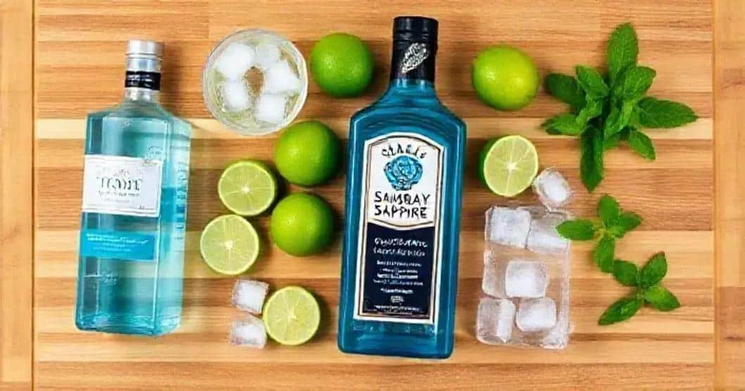 Recipe Ingredients for Bombay Sapphire Cocktails