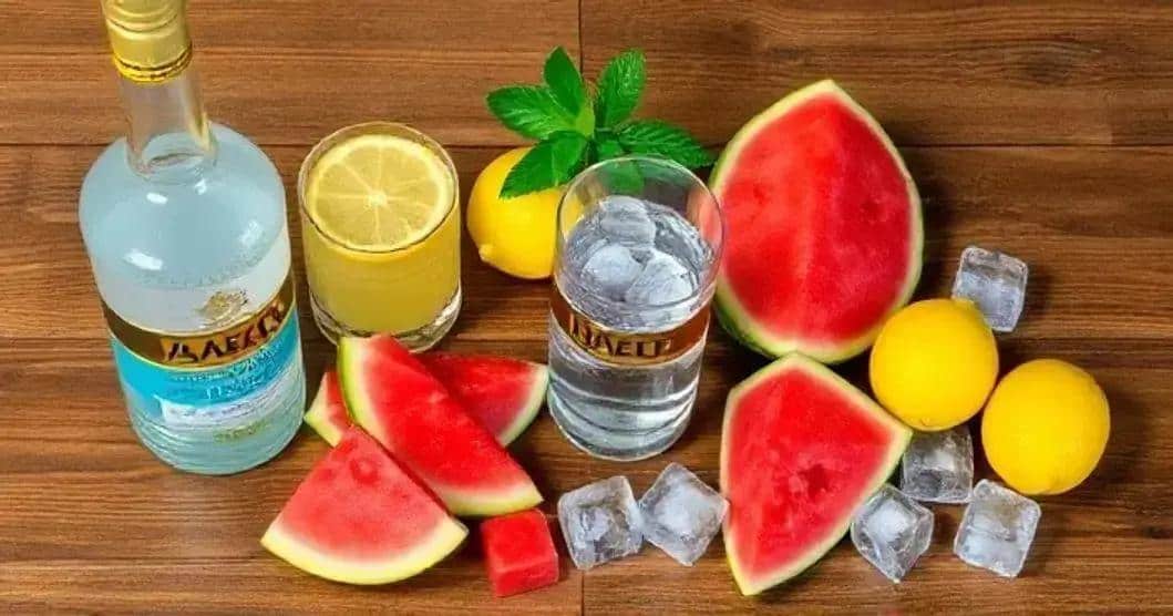 Recipe Ingredients for Cachaça with Watermelon and Sicilian Lemon Zest