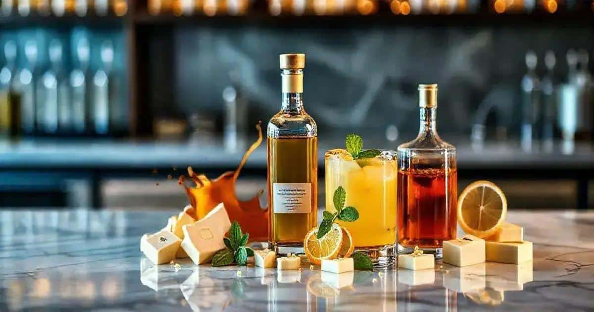 Recipe Ingredients for Cognac with Vanilla Liqueur and White Chocolate
