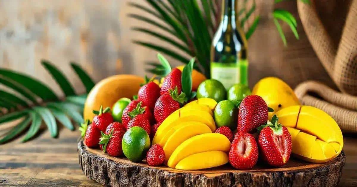 Recipe Ingredients for Fruit Caipirinha