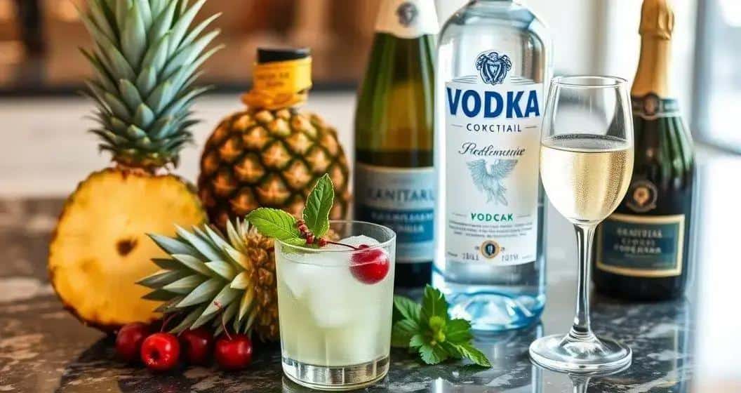 Recipe Ingredients for Martini with Sparkling Wine and Pineapple Juice