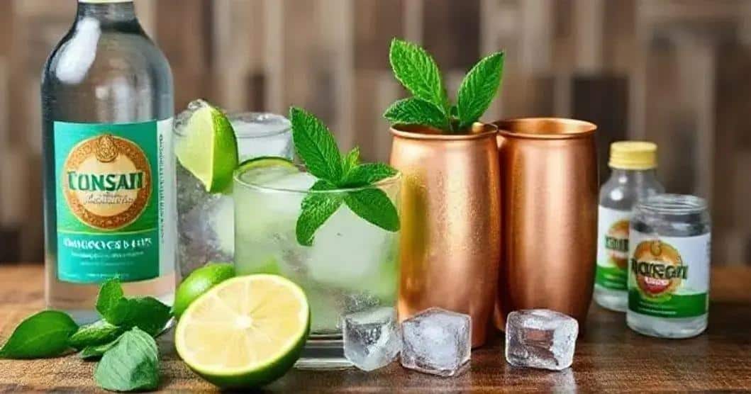 Recipe Ingredients for Moscow Mule Without a Head Drink