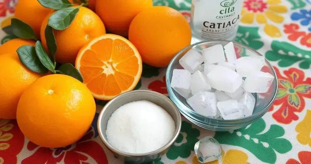 Recipe Ingredients for Orange Caipirinha