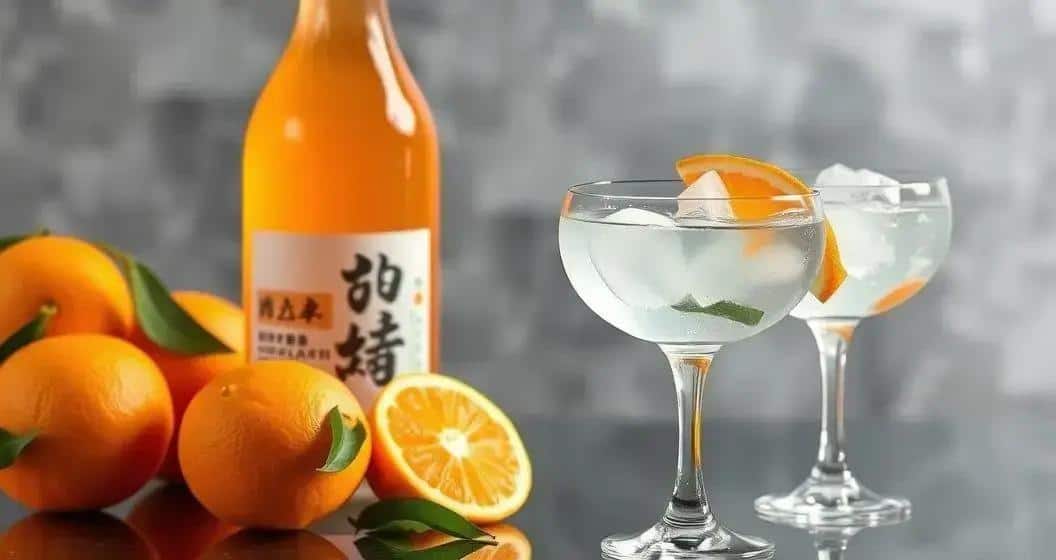 Recipe Ingredients for Sake with Tangerine Soda