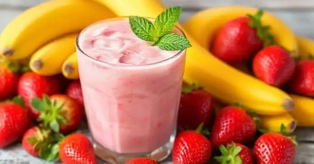 Recipe Ingredients for Strawberry and Banana Drink