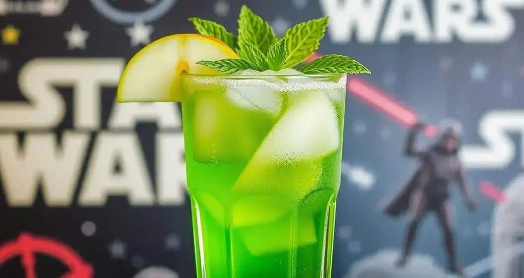 Recipe Ingredients for the Baby Yoda Drink Recipe Ingredients for the Baby Yoda Drink