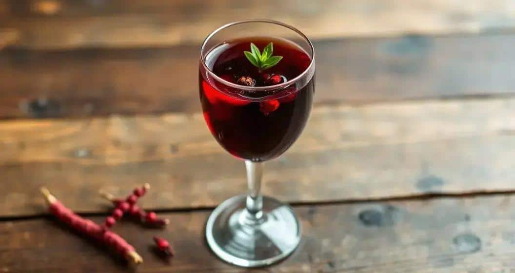 Red Wine with Black Tea and Pink Pepper: A Surprising Blend