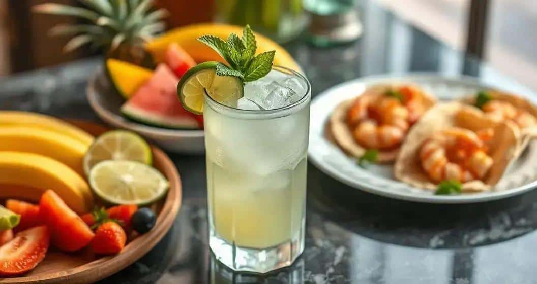 Serving Suggestions for Cashew Caipiríssima with Coconut Syrup Serving Suggestions for Cashew Caipiríssima with Coconut Syrup