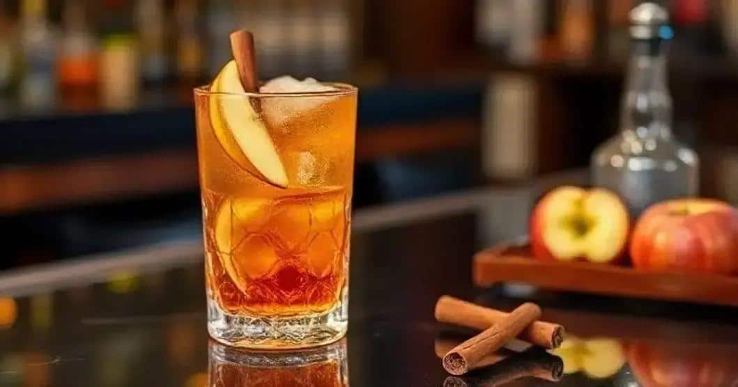 Serving Suggestions for Cognac with Apple Soda and Cinnamon