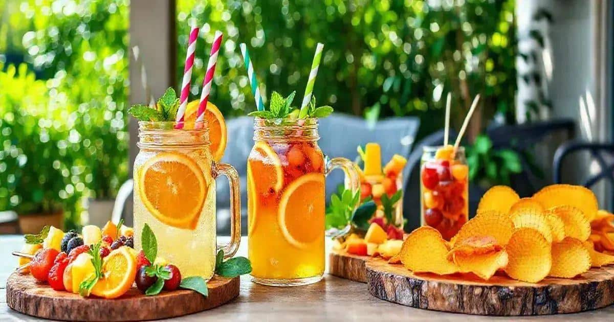 Serving Suggestions for Energy Drink with Orange Soda and Ginger