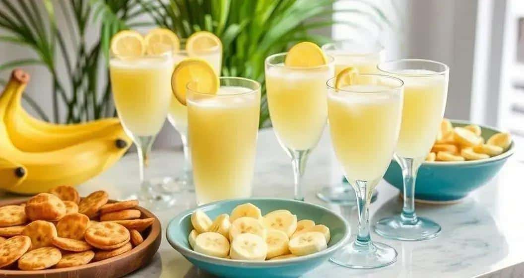 Serving Suggestions for Lemon and Banana Batida