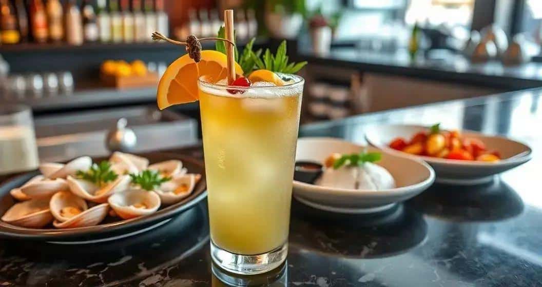 Serving Suggestions for Pisco Sour with Passion Fruit Foam