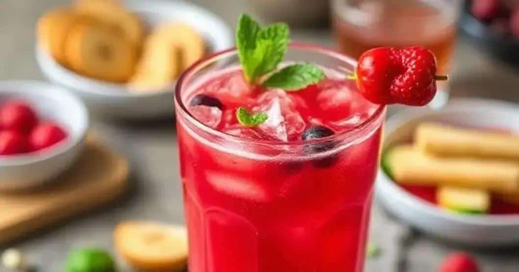 Serving Suggestions for Red Berry Caipiríssima