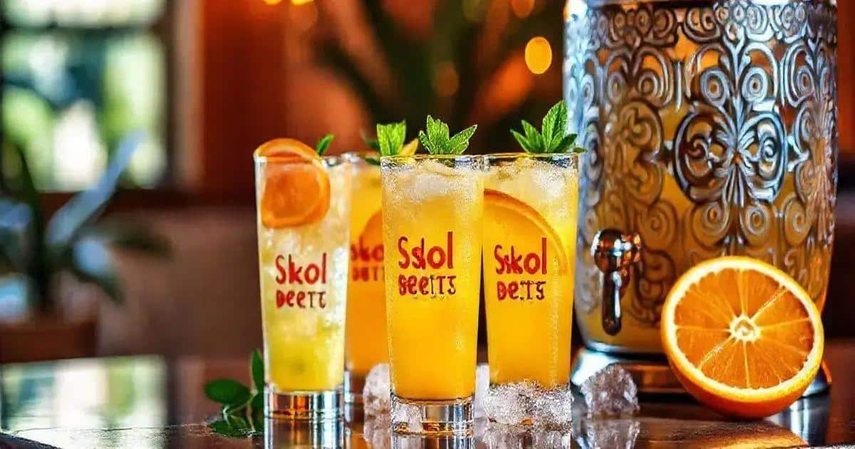 Serving Suggestions for Skol Beats Tropical with Orange