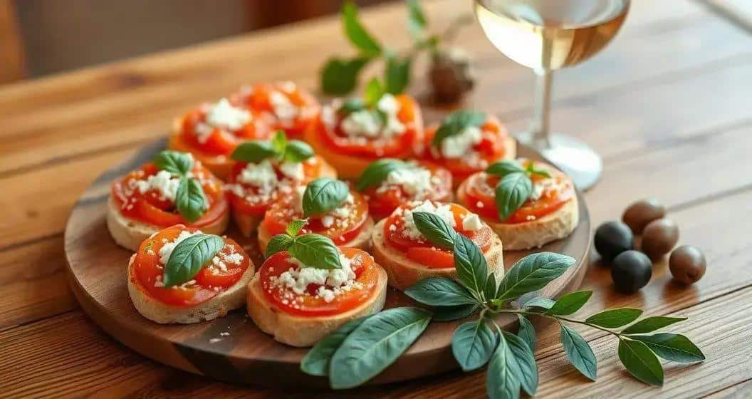 Serving Suggestions for Tomato Bruschetta Serving Suggestions for Tomato Bruschetta