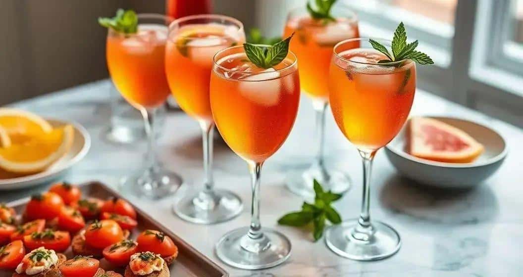 Serving Tips for Aperol with Passion Fruit Soda and Mint