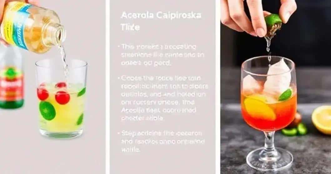Step-by-Step Preparation Method for Acerola Caipiroska