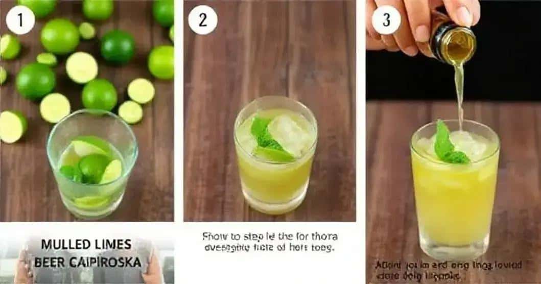 Step-by-Step Preparation Method for Beer Caipiroska