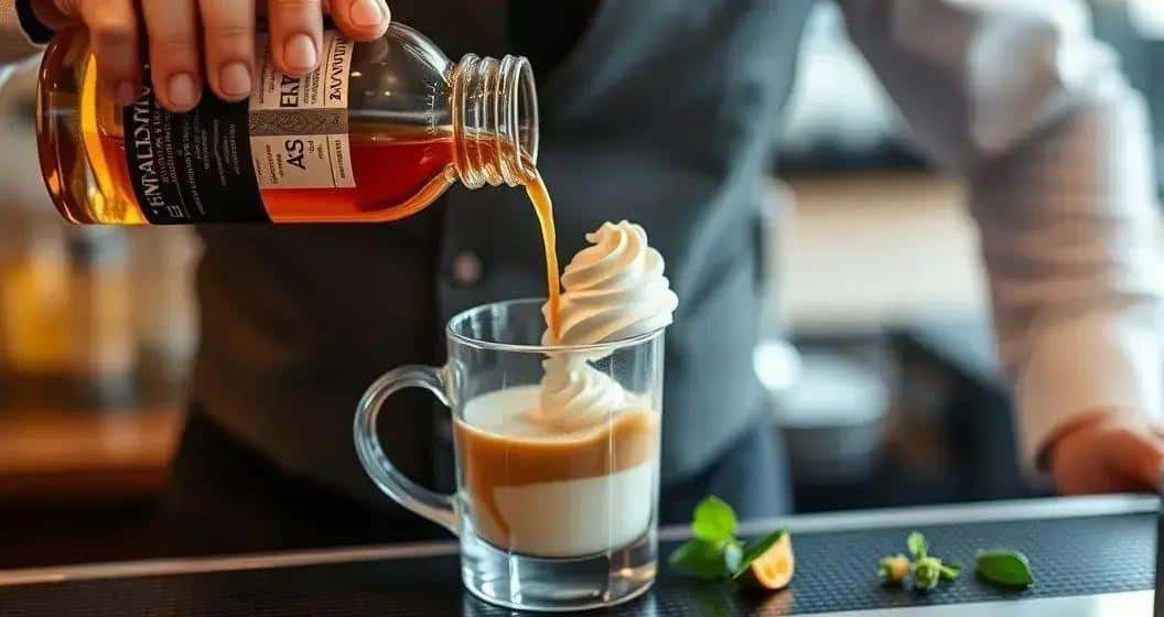 Step-by-Step Preparation Method of Coffee with Whisky and Vanilla Cream