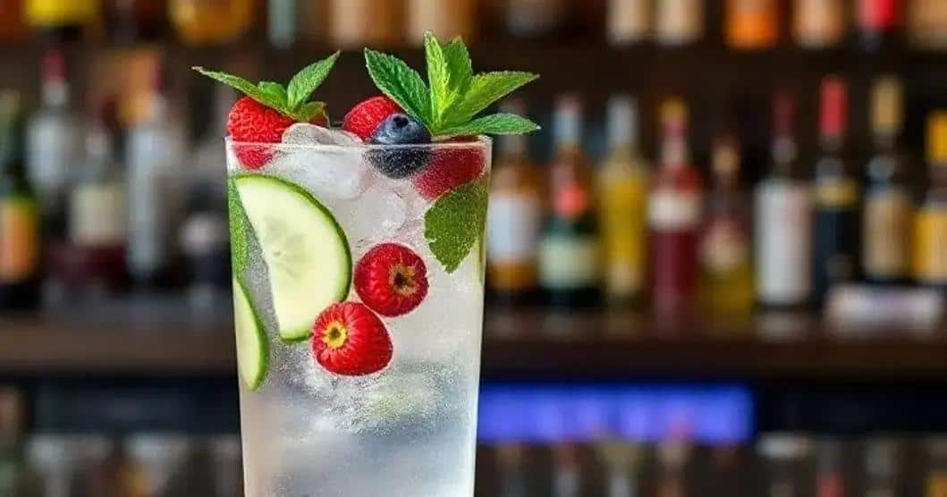 The Best Garnishes for Gin and Tonic with Red Berry Liqueur