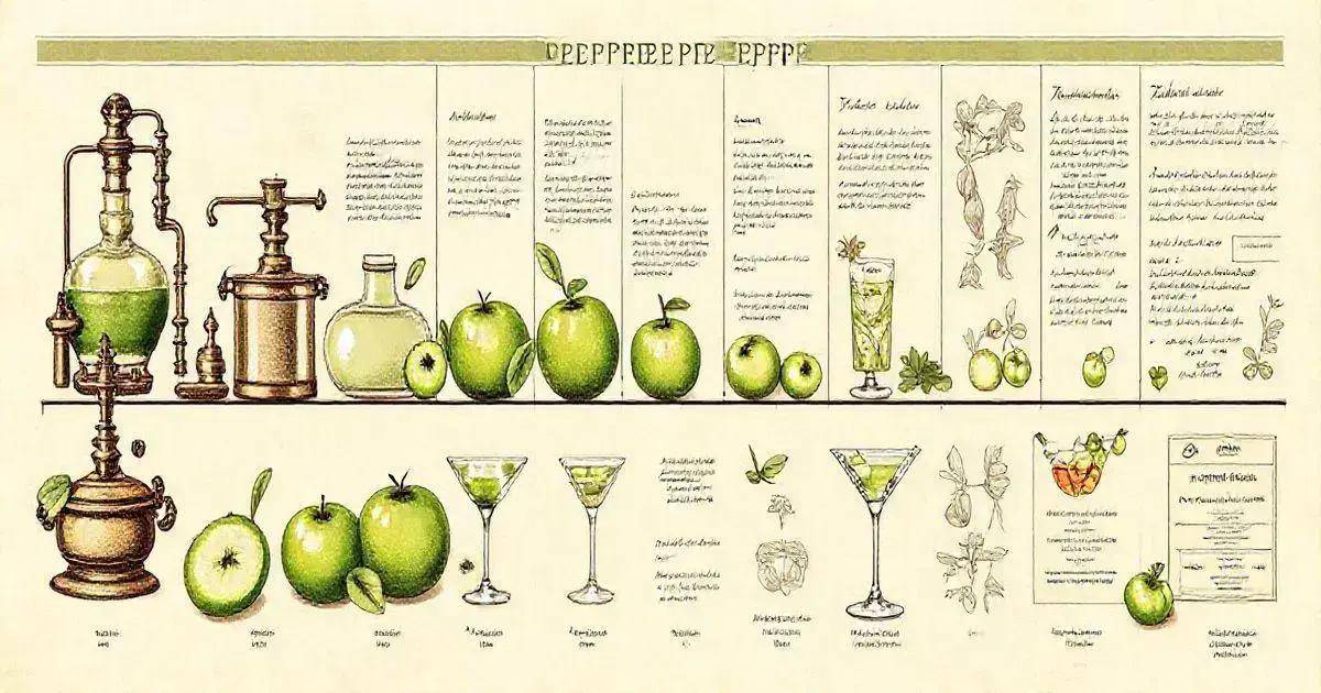 The History and Origin of Green Apple Liqueur