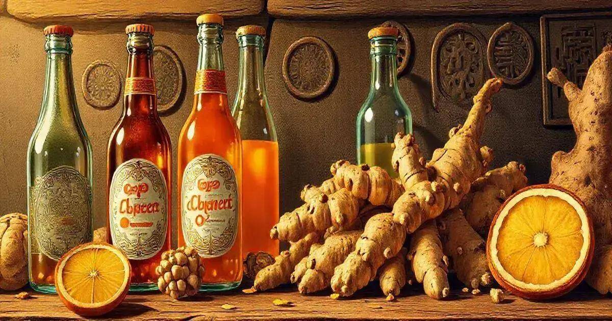 The Origin of Orange Soda and Ginger Mix
